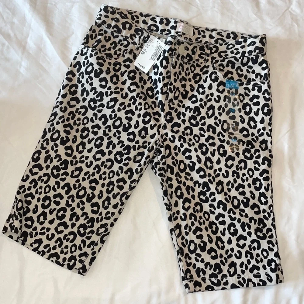 Children’s Place Leopard Animal print shorts